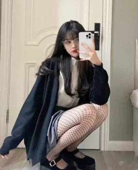 渔网袜JK制服技校学妹乖巧听话